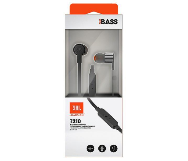 JBL T210 Czarne T210BLK - 340786 - zdjęcie 4